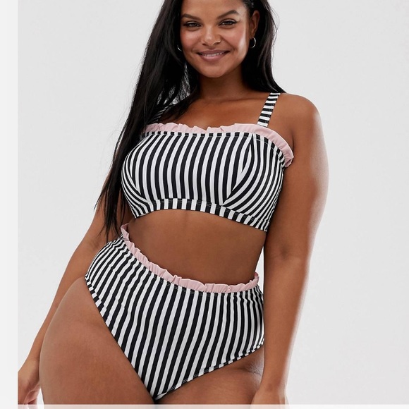 ASOS Curve Other - NEW - ASOS High Waisted Bikini Bottoms